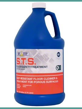 Solutions General Floor - Saf-T-Step Floor Cleaner and Safety Treatment for Unsealed Quarry Ceramic or Concrete